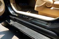 Пороги подножки на Honda CR-V 3 2006-2012 черные