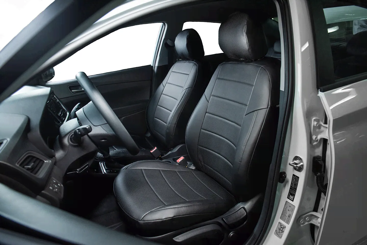 Чехлы на сиденья из экокожи для Honda CR-V III 2007-2012-0