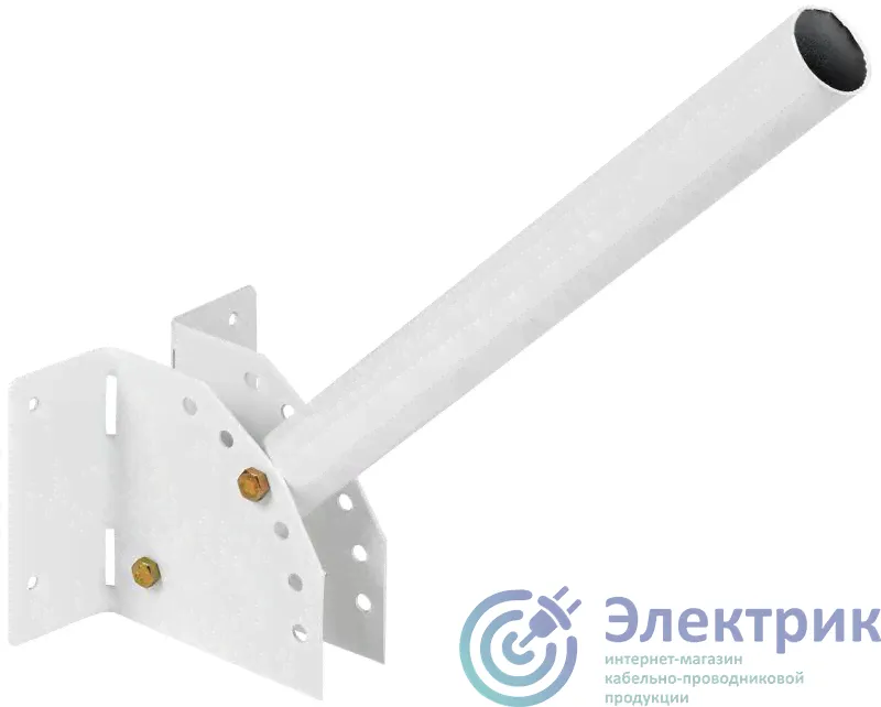Кронштейн КР-4 d48мм L500 настен. регулир. угол бел. IEK LDKU0D-CR-48-0500-33-K01-0
