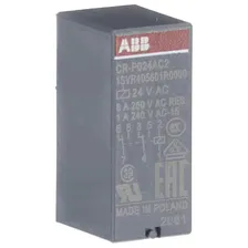 Реле промежуточное CR-P024AC2 8А 24В 2ПК CR-P без индикации без розетки