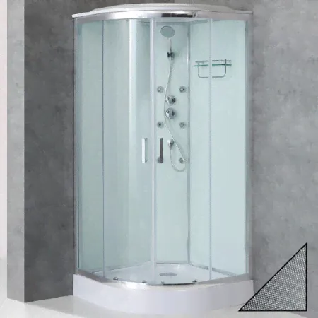 Душевая кабина BelBagno Uno Cab R 2 90 P Cr TOP