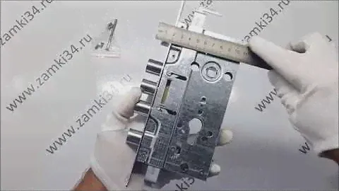 Замок врезной цилиндровый 674 ЗАМКОФФ (универсальный)