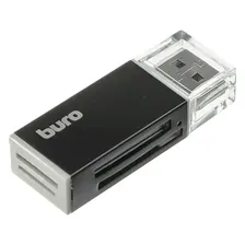 Картридер внешний Buro BU-CR-3104, черный, BU-CR-3104