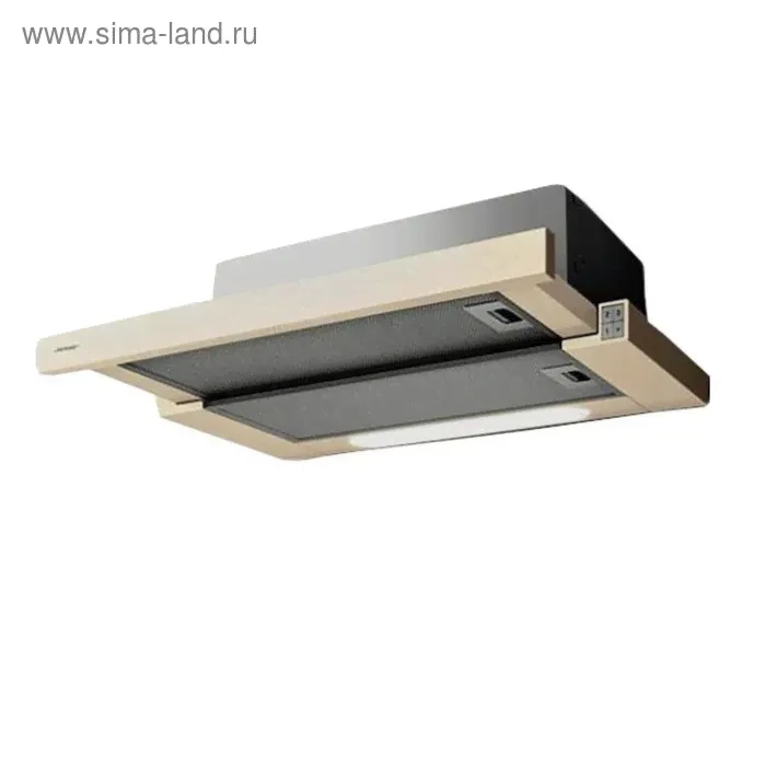 Вытяжка Jetair AURORA LX/CR/F/60, встраиваемая, 650 м3/ч, 3 скорости, 60 см, бежевая-0