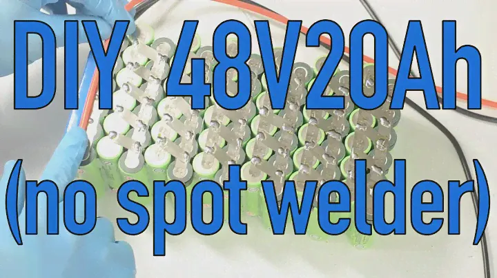 DIY 48V 20Ah lithium battery without a spot welder using Maker Batteries