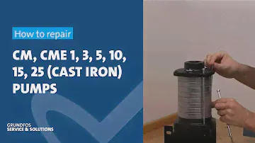 Как отремонтировать насосы Grundfos CM, CME 1, 3, 5, 10, 15, 25 (чугун)