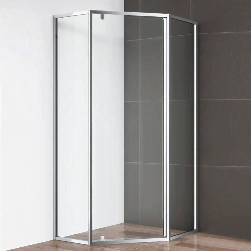 Душевой уголок 90x90x195 Cezares ECO-O-P-1-90-C-Cr-0