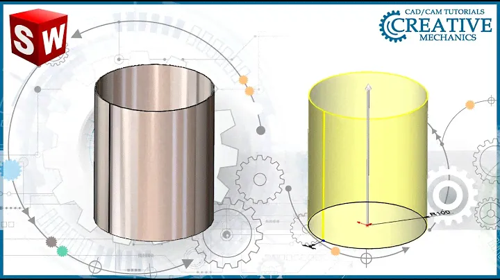 Уроки Solidworks.Развёртка цилиндра