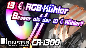 Jonsbo CR-1300 Test - Budget-Kühler für 13 Euro. Besser als der 10 Euro Kühler?