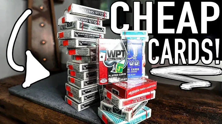 Finding HIGH QUALITY playing cards for CHEAP!!