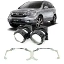 Линзы для фар Honda CR-V 3 [2006-2012] для замены на светодиодные Би-ЛЕД модули-4