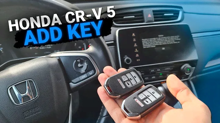 Honda CRV 2019  5 поколения из США сделать дубликат чип ключа зажигания на пять кнопок
