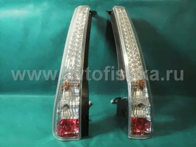 Honda CR-V II (01-05) фонари задние светодиодные хромированные, комплект 2 шт.-0
