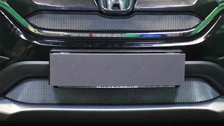 Защита радиатора HONDA CR-V 2.0 IV рестайлинг с 2015г.в. (Хром) - strelka11.ru