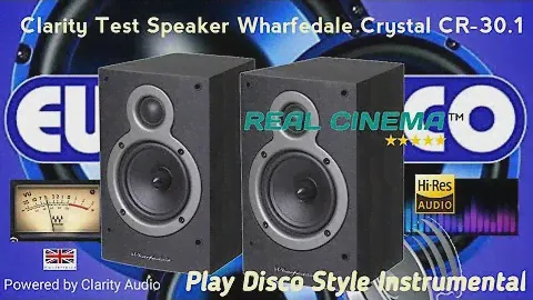 Check Sound Speaker Wharfedale Crystal CR-30.1 Play Disco Style Instrumental Demo