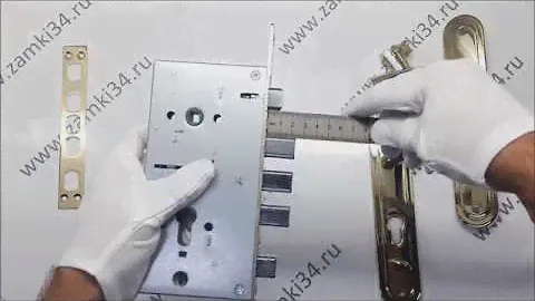 Замок врезной APECS T-0523-C-G-L (левый)