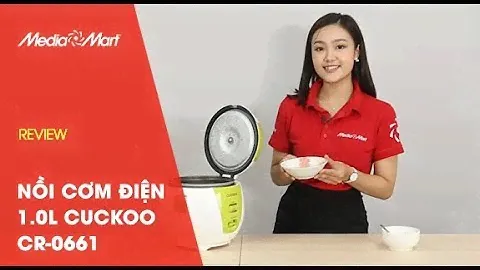 Nồi cơm điện 1L Cuckoo CR-0661 - Đẹp mắt, nhiều tính năng hữu ích