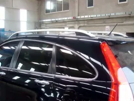 Honda CR-V 07 Рейлинги крыши, установка на болты, алюминий