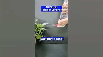 Multidirectional all plastic trigger sprayer