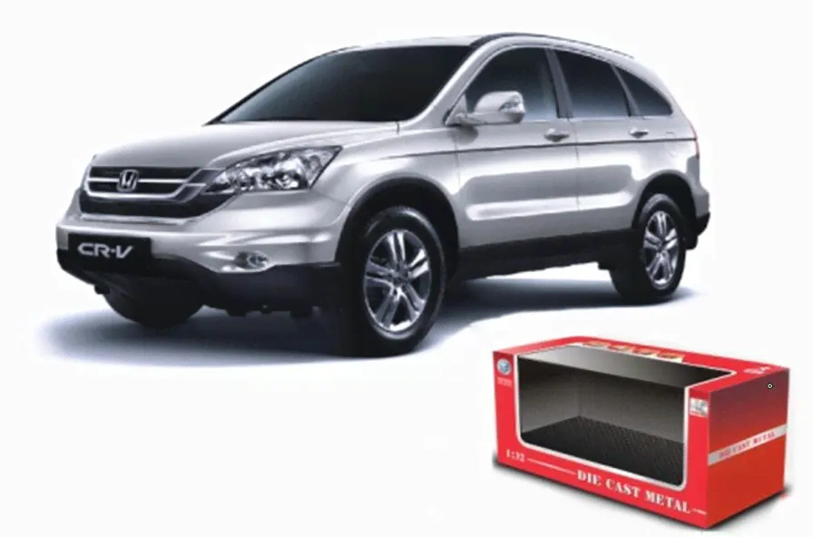 Машина HONDA CR-V 1:32 металлическая 16х8х9 см, в коробке-0