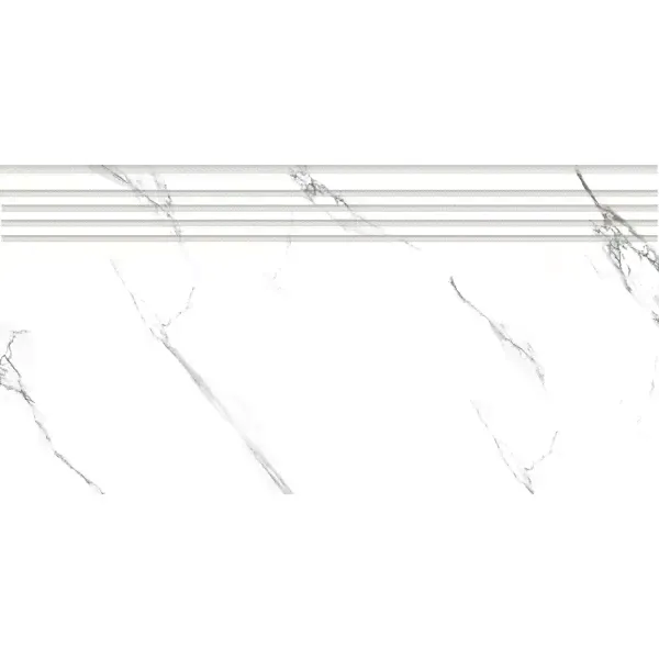 Ступень Grasaro Softmarble G-690-CR 29.4x60 см цвет белый 6 шт.