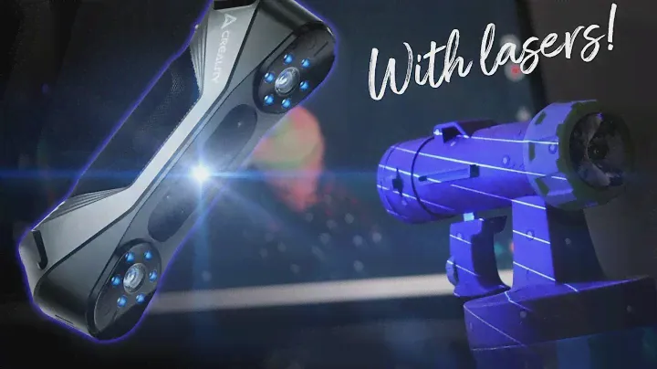 Creality CR Scan Raptor Review with NIR and Blue light laser scanning methods