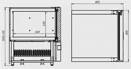 Аппарат шоковой заморозки CR 5-L (5 уровней GN1/1 и EN40x60 правое открывание двери)