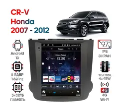 Штатная магнитола Honda CR-V 2007 - 2012 Wide Media KS5056QR-3/32 (авто с климат контр., левый руль)