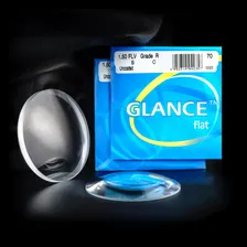 Линзы CR-39 для очков GLANCE 1.50 FLAT, D70, 0.00