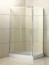 Душевой угол BelBagno UNO-AH-1-100/90-C-Cr прозрачное стекло