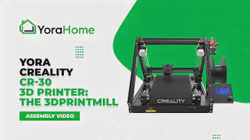 YoraHome Creality CR-30 3D Printer: The 3DPrintMill - Assembly Video