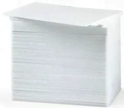 Карта пластиковая UltraCard CR-80, белая, 30mil (0,76мм)