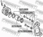 FEBEST 0375-RER. Ремкомплект тормозного суппорта заднего Honda CR-V III/CR-V IV 07>12