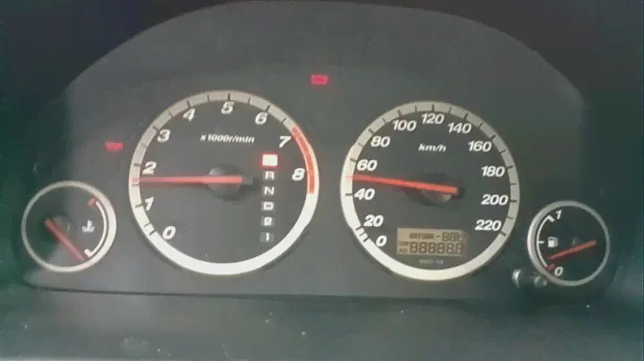 Проверка приборов HONDA CRV
