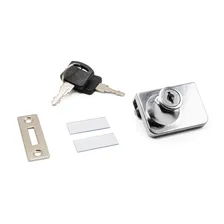 Замок LOCK.805.CR, хром 2 стекла накладной