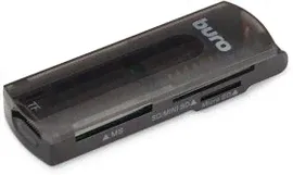 КартРидер Buro Устройство чтения карт памяти USB2.0 черный BU-CR-201