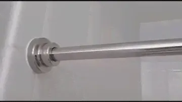 Карниз для ванной телескопический, штанга для ванной раздвижная, глянцевый хром, длинна 125-220 см.