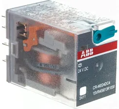 1SVR405613R1000 Промежуточное реле ABB CR-M024DC4 (4CO, 6A, 24VDC)