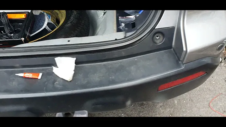 Honda crv front/rear parking sensors fitted pt1