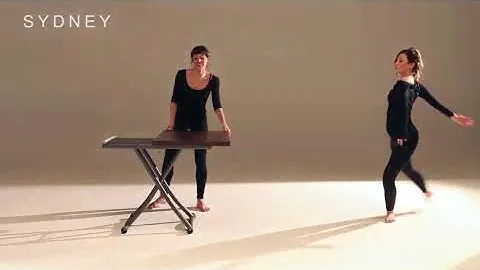 Sydney Coffee/Dining Table from Nuastyle: Expandable furniture made in Italy by Ozzio Italia