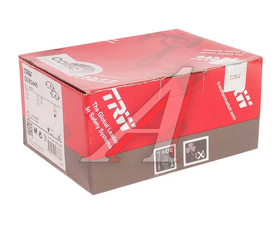 Колодки тормозные HONDA CR-V 3 (2.0/2.2) (07-) (4шт.) TRW-2