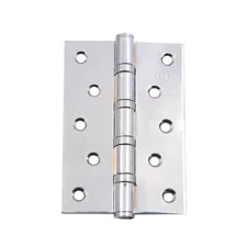 Петля врезная для деревянных дверей, Apecs, 120х80х3 мм, B4-Steel-CR, 13736, универсальный, с 4 подшипниками, хром