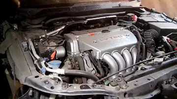 Запуск двигателя k24A распила Honda Accord CL9
