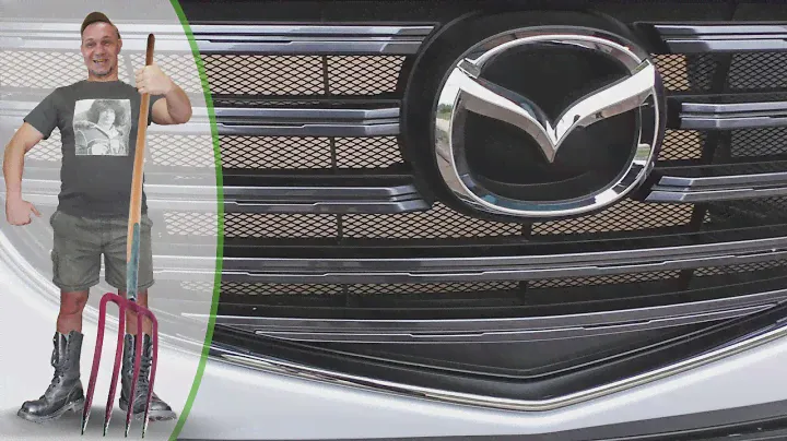 УСТАНОВКА СЕТКИ в РЕШЕТКУ РАДИАТОРА Mazda CX-5 часть 1 - Подготовка