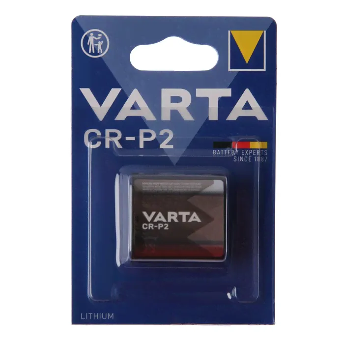 Батарейка литиевая Varta, CR-P2-1BL, 6В, блистер, 1 шт.-0