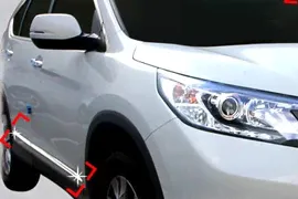Хромированные молдинги на двери Autoclover для Honda CR-V 2012-2015, Honda CR-V FL 2015-2016 || хонда срв → SKU: B762