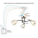 Люстра Лас Светас 79499/3 WT+CR