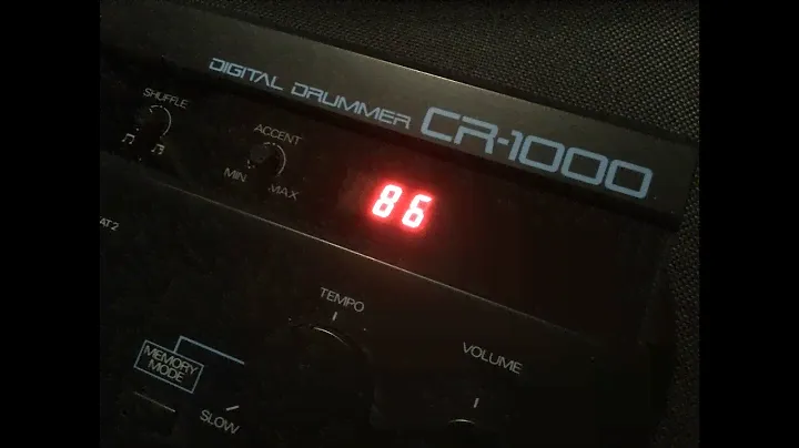 Roland CR-1000 Digital Drummer : more versatile than you think, no seriously, I mean it!