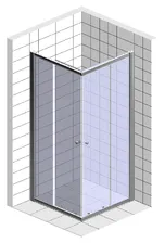 Душевой уголок BelBagno Uno-195 UNO-195-A-2-95-P-Cr 95x95