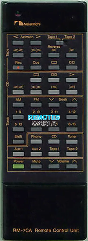 Аналог пульта ДУ для Nakamichi CR-70-0